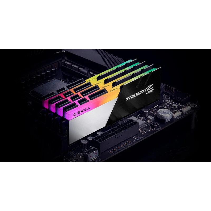 G.Skill Trident Z Neo 64GB (2x32GB) DDR4 3600MHz CL18 RGB atminties rinkinys - optimizuotas AMD Ryzen