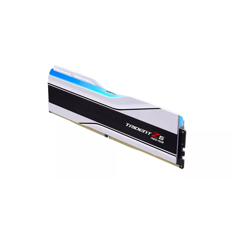 G.Skill Trident Z5 Neo RGB 48 GB (2x 24 GB) DDR5-6400 CL32 baltas AMD EXPO atminties rinkinys F5-6400J3239F24GX2-TZ5NRW