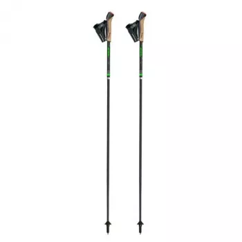 GABEL FLD Carbon sulankstomos trail bėgimo ir šiaurietiško ėjimo lazdos – 120 cm, juodos (pora)