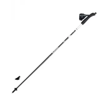 Gabel Stride Light FLS šiaurietiško ėjimo lazdos, fiksuoto ilgio, 125 cm, aliuminio, Ergo Fit rankena, N.C.S. dirželis, karbido antgalis, Power Race krepšelis