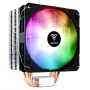 GAMDIAS Boreas E1-410 Lite RGB CPU oro aušintuvas - 120 mm PWM ventiliatorius, 4 tiesioginio kontakto šilumos vamzdeliai, 180 W TDP, RGB apšvietimas, suderinamas su Intel LGA1700/1200/115X ir AMD AM5/AM4, juodas