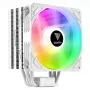 GAMDIAS Boreas E1-410 WH baltas RGB procesoriaus oro aušintuvas