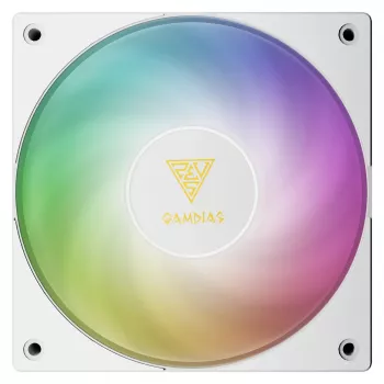 GAMDIAS NOTUS M1-1201 WH ARGB PWM 120mm korpuso ventiliatorius