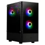 GAMDIAS Talos E3 RGB vidutinio bokšto ATX korpusas su grūdinto stiklo paneliu (juodas)
