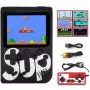 „GameBox R2“ 8 bitų nešiojama retro žaidimų konsolė su 400 žaidimų, 3 colių LCD, 1 valdikliu, TV RCA laidu, juoda