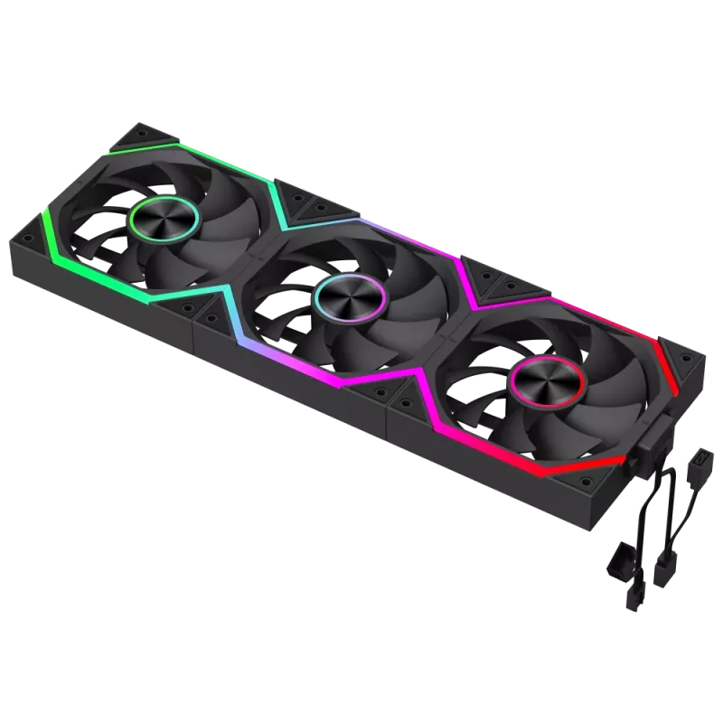 Gamemax FN12A-N2 WL korpuso ventiliatorius juodas