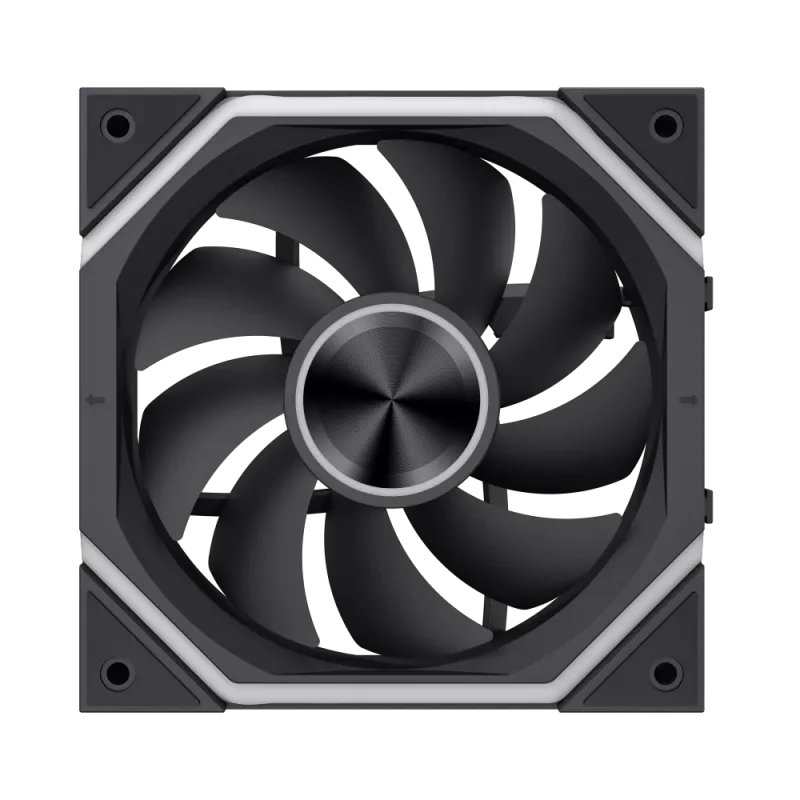 Gamemax FN12A-N2 WL korpuso ventiliatorius juodas