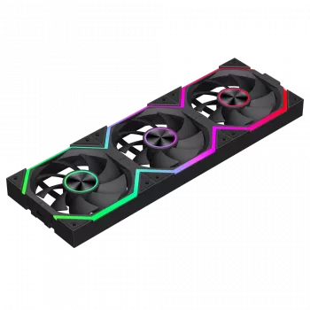 Gamemax FN12A-N2 WL korpuso ventiliatorius juodas
