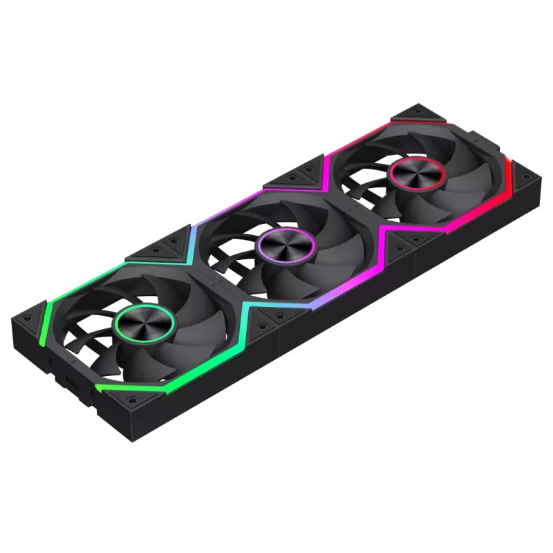Gamemax FN12A-N2 WL korpuso ventiliatorius juodas
