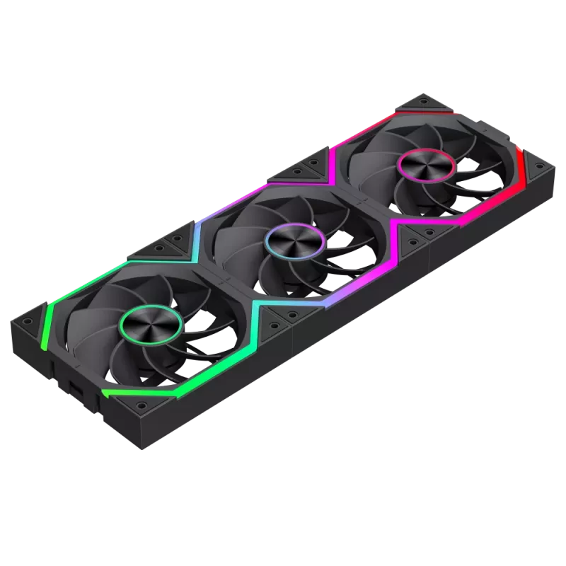 Gamemax FN12A-N2 WL-R korpuso ventiliatorius juodas