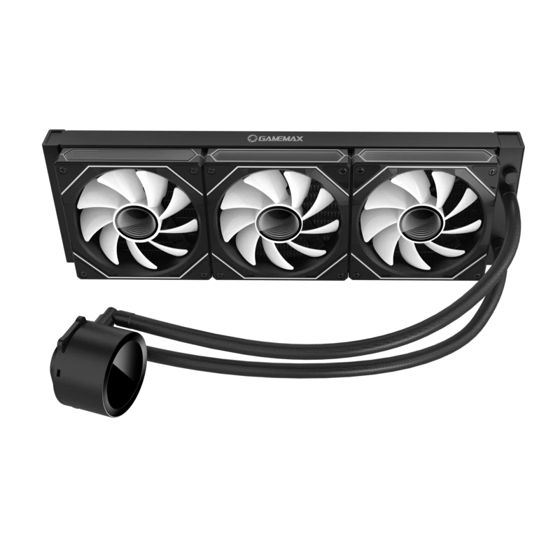 GAMEMAX ICEBURG 360 DIGITAL BK CPU Liquid Cooler, Juoda