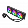 GAMEMAX ICEBURG 360 DIGITAL BK CPU Liquid Cooler, Juoda