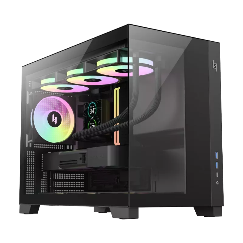 Gamemax NEX C33 BK M-ATX/BTF Case