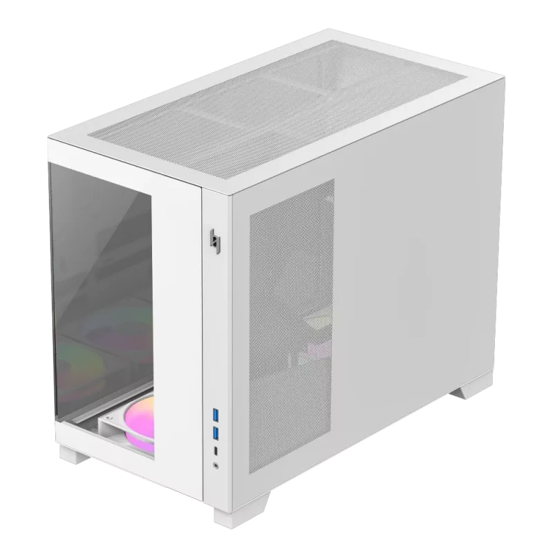 Gamemax NEX C33 WH M-ATX/BTF Computer Case White