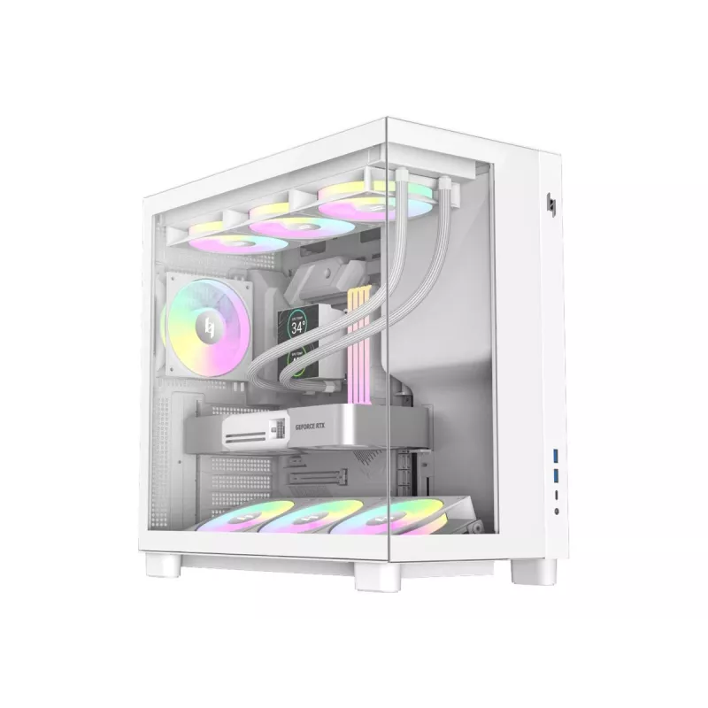 Gamemax NEX C53 WH ATX/BTF Mid Tower Case White