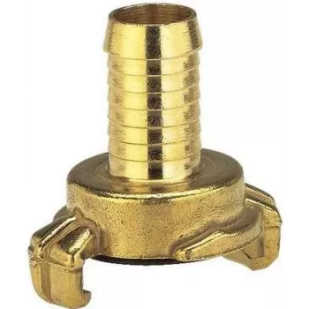 Gardena 7104-20 Žarnos jungtis 13 mm (1/2 colio) ir 15 mm (5/8 colio) žarnoms, greito prijungimo, atspari šalčiui, atspari UV, pilka/oranžinė