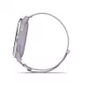 Garmin Approach J1 sidabrinis aliuminio apvadas su alyvine „ComfortFit“ audinio juostele