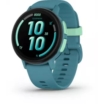 Garmin Bounce 2 GPS Wi-Fi LTE vaikiškas laikrodis, turkio spalvos