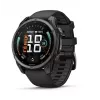 Garmin fenix 9 – 47 mm, Carbon Grey DLC titano su juodu silikoniniu dirželiu