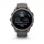 Garmin Fenix 9 – 47 mm titanas su Pebble Grey silikoniniu dirželiu