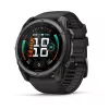 Garmin fenix 9 - 51 mm, anglies pilkos DLC titano su juodu silikono dirželiu 010-04763-11
