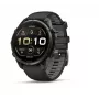 Garmin Fenix 9 Pro – 47 mm anglies pilkos DLC titano su juoda/akmens pilka silikono apyranke