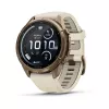 Garmin Fenix 9 Pro – inReach, 43 mm Autumn Gold titano su Cream/French Grey silikoniniu dirželiu
