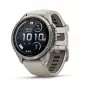 Garmin Fenix 9 Pro – inReach, 43mm Titanium su Fog Grey/Dark Sandstone silikoniniu dirželiu