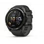 Garmin Fenix 9 Pro – inReach, 51mm anglies pilkos DLC titano su juoda/akmens pilka silikono apyranke