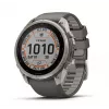 Garmin Fenix 9 Pro – inReach, Solar, 51 mm titanas su Pebble Grey silikono apyranke