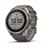 Garmin Fenix 9 Pro – inReach, Solar, 51 mm titanas su Pebble Grey silikono apyranke