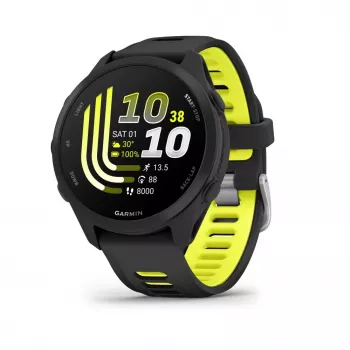 Garmin Forerunner 170 Music, juodas su juodu/amp geltonu dirželiu