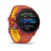 Garmin Forerunner 170 Music GPS bėgimo laikrodis, uogų spalvos korpusas su raudonai rožiniu/mango dirželiu