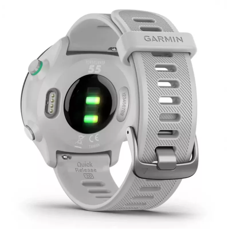 Garmin Forerunner 55 GPS išmanusis laikrodis 42 mm baltas
