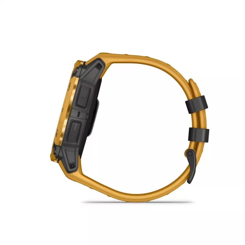 Garmin Instinct 3 – 50 mm, Solar Sunburst su Sunburst/Pilka juosta