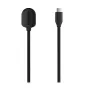 Garmin magnetiniai įkrovimo kabeliai, USB-C - 2 vnt. rinkinys su 3 keičiamais antgaliais (USB-C, Micro USB, Lightning), 1m ir 2m nailono pynė, 60W greitas įkrovimas, duomenų sinchronizavimas, 360° sukimasis, LED indikatorius, juoda