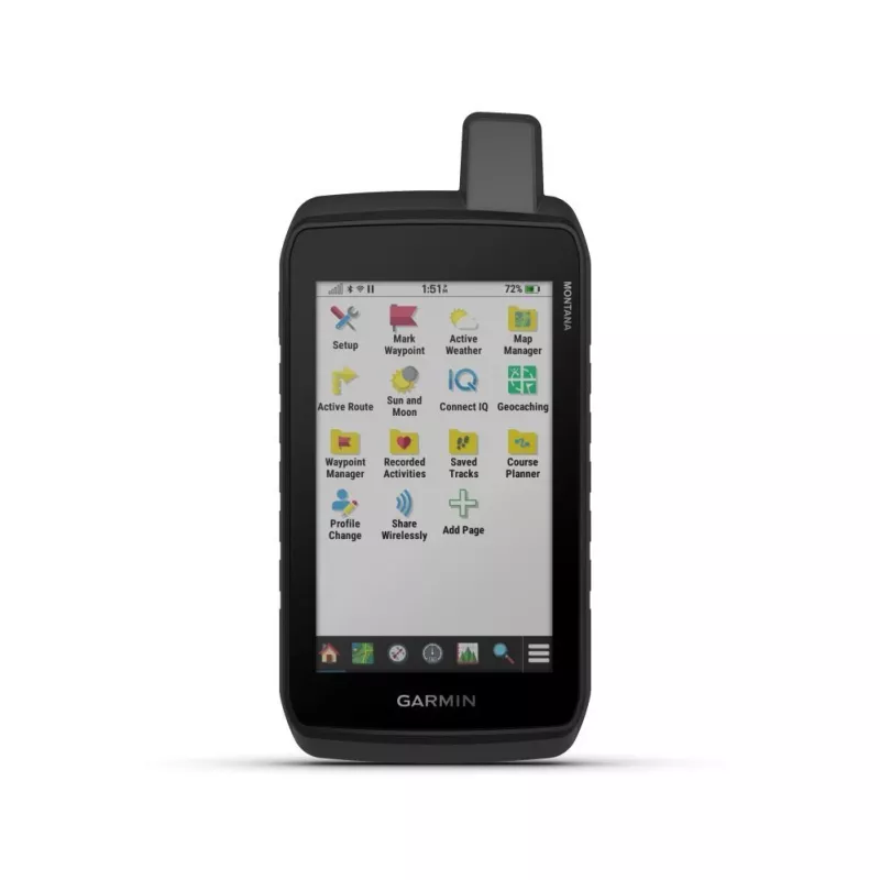 Garmin Montana 710 Patvarus GPS jutiklinio ekrano delninis įrenginys