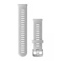 Garmin Quick Release silikoninis laikrodžio dirželis, skirtas Venu, Forerunner 645, 245, 55 – baltas