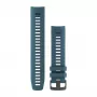Garmin QuickFit 22 Watch Band, skirta Instinct, Fenix, Forerunner, Epix – Lakeside Blue silikoninis