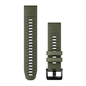 Garmin QuickFit 22mm silikoninis laikrodžio dirželis tamsiai žalias/grafitas 010-13280-07