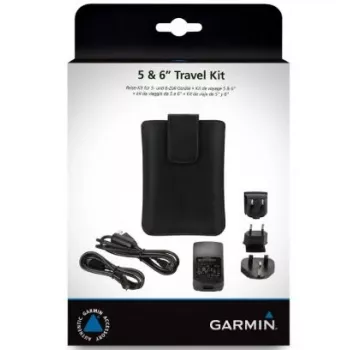 Garmin Travel Kit, skirtas inReach Mini 2 – karabino segtukas, stuburo laikiklis, dirželis, USB-C laidas