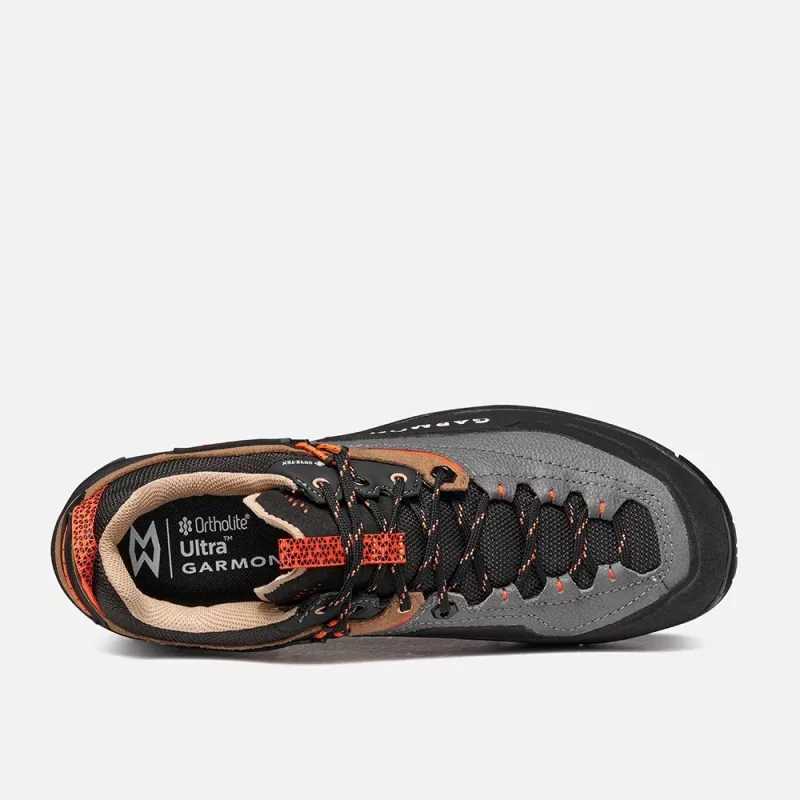Garmont Akron GTX Via Ferrata batai - Dach Brown/Tango Red - 47 dydis