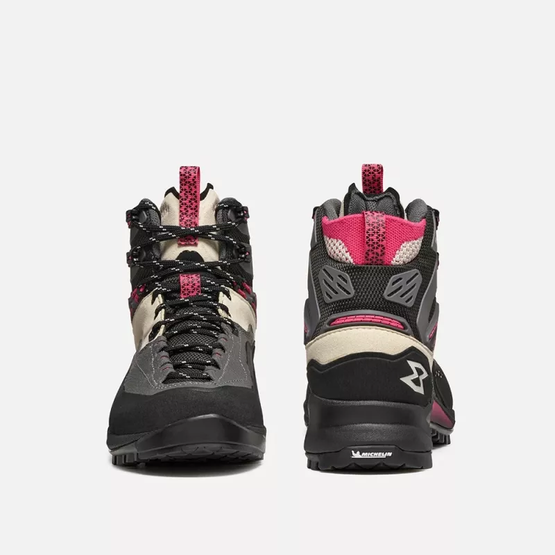 Garmont Akron Mid GTX moteriški žygio batai pilki/avietinės rožinės spalvos, 39 dydis