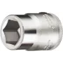 GEDORE 3/4 colio pavaros 30 mm šešiakampė galvutė, 6 taškų, DIN 3124, ISO 2725-1, matinis chromuotas 6270700