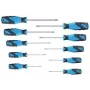 GEDORE Dirbtuvių Torx atsuktuvų rinkinys, 10 dalių, TX6-TX40, 2 komponentų rankena, DIN ISO 8764 1482335
