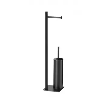 Gedy Trilly Freestanding Toilet Brush Holder Matte Black TR3214 MB
