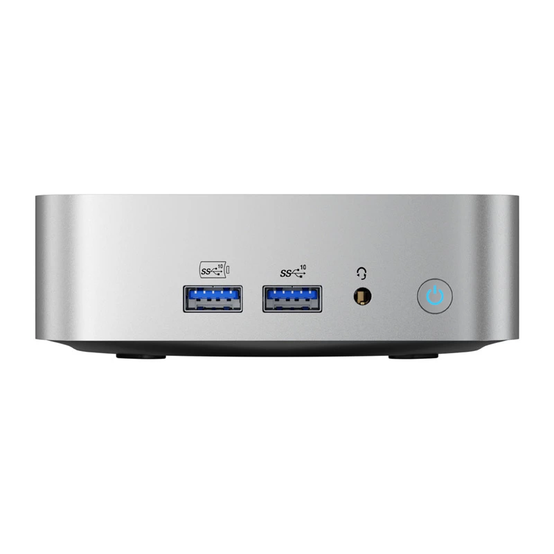 GEEKOM A8 Mini PC, AMD Ryzen 7 8745HS, 16GB DDR5, 1TB PCIe Gen4 SSD, Windows 11 Pro, juoda