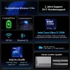 GEEKOM GEEKBOOK X16 PRO (sidabrinė, Intel Core Ultra 5 125H, Intel Arc Graphics, 32 GB LPDDR5, 1 TB SSD, Windows 11 Pro)