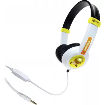 Geemarc Kiwibeat Smart 101 ausinės vaikams su mikrofonu - mėlyna/žalia