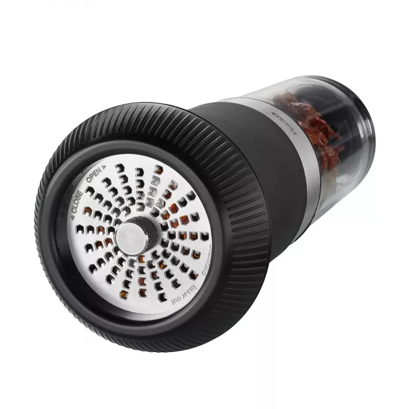 GEFU 34631 Rotacinė tarka TRANSFORMA Rankinė tarka ir spiralizatorius Juoda, Peršviečiama